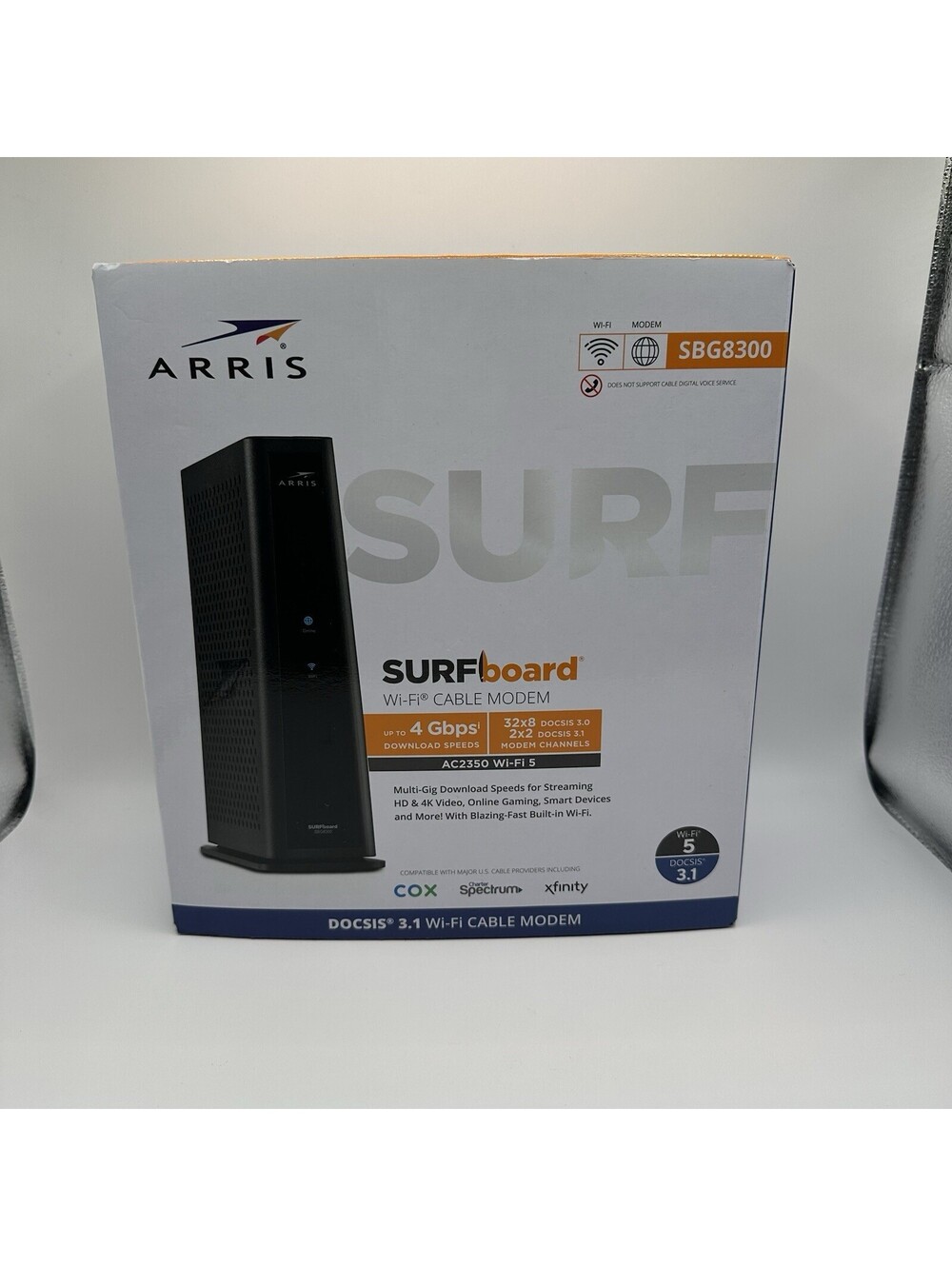 ARRIS SURFboard (SBG8300) Cable Modem Router Combo Fast DOCSIS 3.1